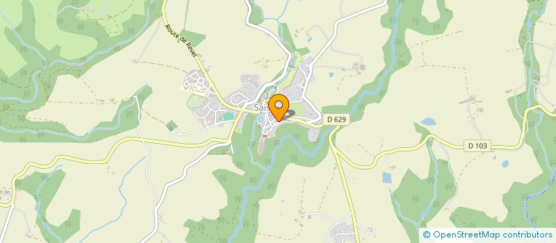 localisation de l'entreprise AU JE NOUS  SAISSAC