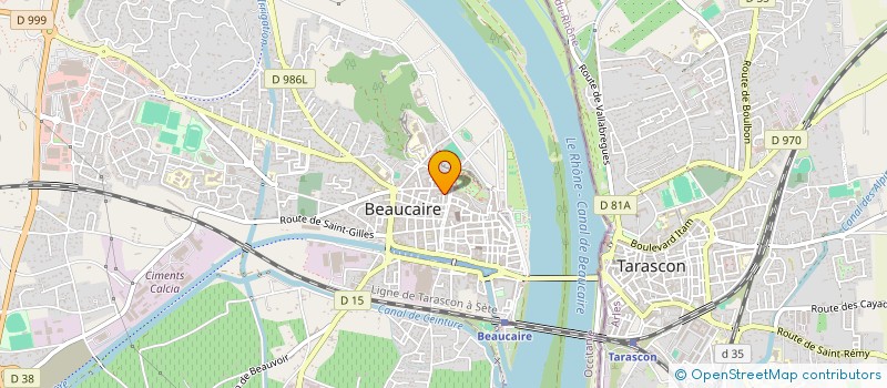 localisation de l'entreprise AU JEUNE PRIMEUR à BEAUCAIRE