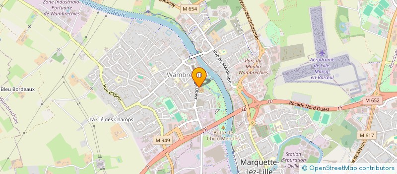 localisation de l'entreprise AU JOLI  WAMBRECHIES