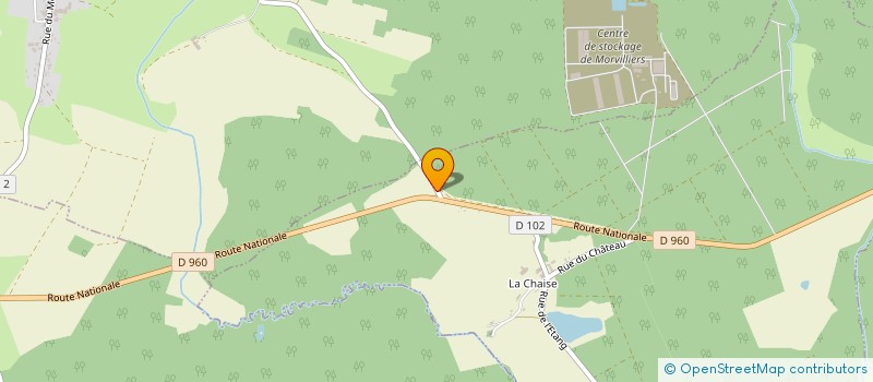 localisation de l'entreprise AU JOLIE BOIS DE LA CHAISE  LA CHAISE