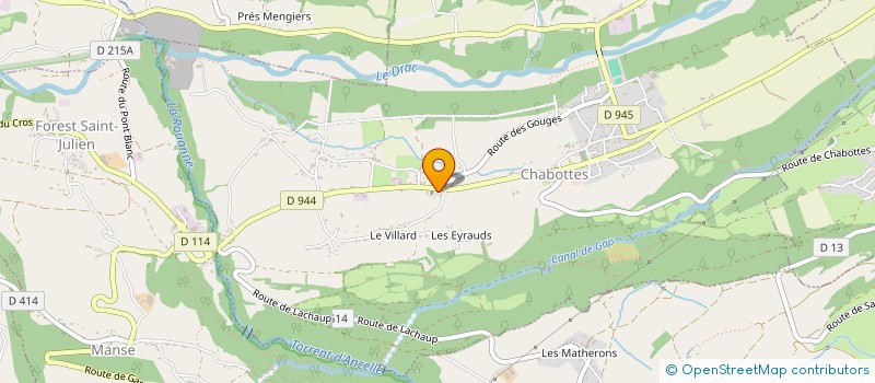 localisation de l'entreprise AU JURALPES à SAINT-JEAN-SAINT-NICOLAS