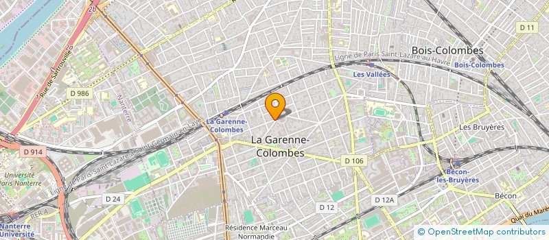 localisation de l'entreprise AU K OU à LA GARENNE-COLOMBES
