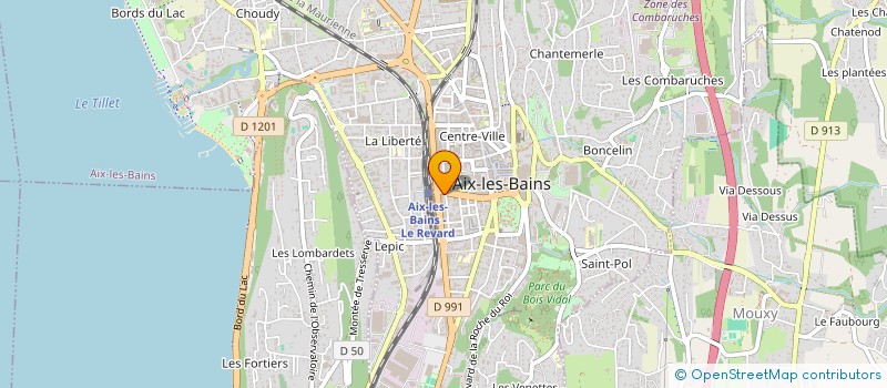 localisation de l'entreprise AU KEBAB  AIX-LES-BAINS