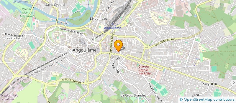localisation de l'entreprise AU LAIT RENVERSE à ANGOULEME