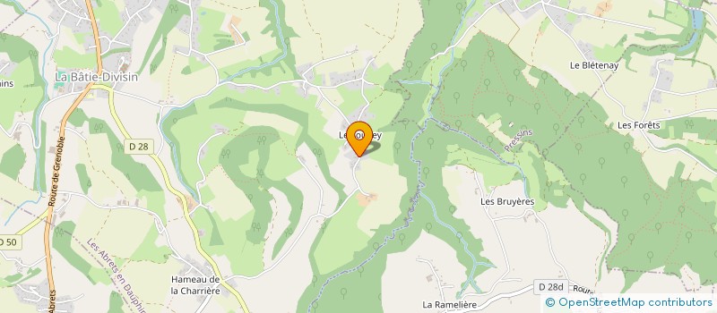 localisation de l'entreprise AU LAVOIR  LES ABRETS-EN-DAUPHINE