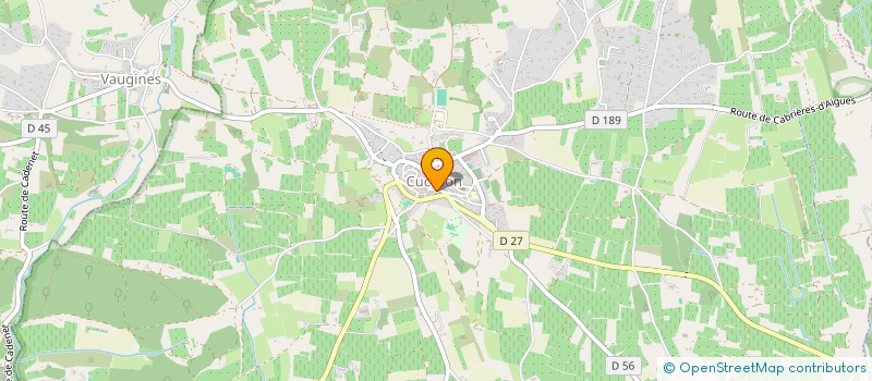 localisation de l'entreprise AU LAVOIR  CUCURON