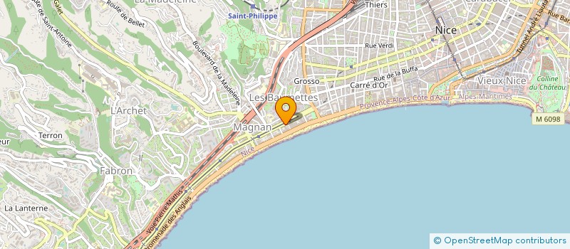 localisation de l'entreprise AU LAVOIR DE FRANCE à NICE