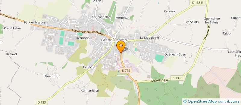 localisation de l'entreprise AU LAVOIR DE LANVAUX  GRAND-CHAMP