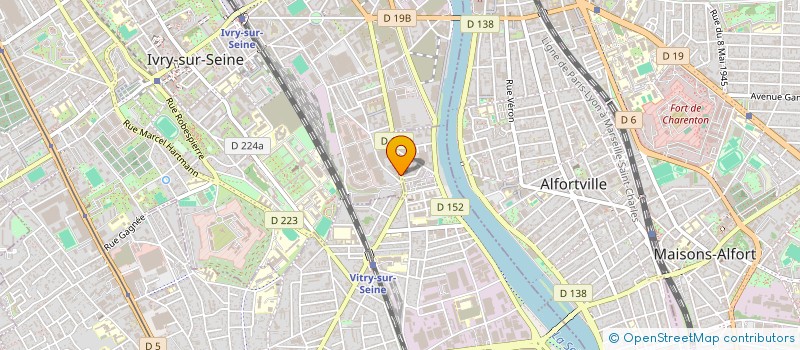 localisation de l'entreprise AU LION D'OR à IVRY-SUR-SEINE