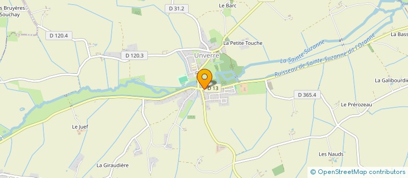 localisation de l'entreprise AU LION D'OR à UNVERRE