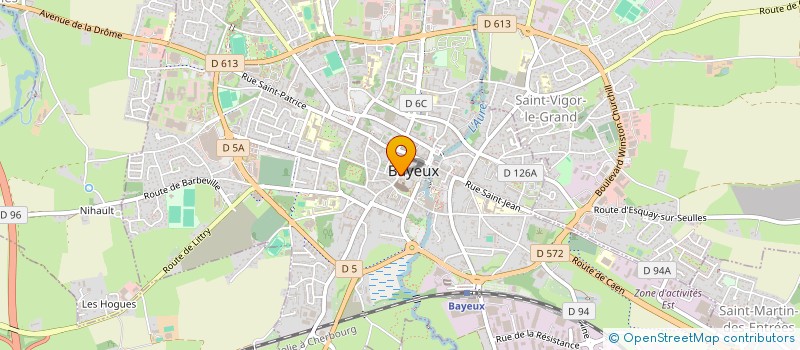 localisation de l'entreprise AU LOUIS D'OR à BAYEUX
