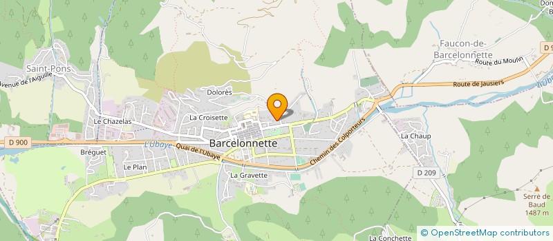 localisation de l'entreprise AU LOUP DORT à BARCELONNETTE