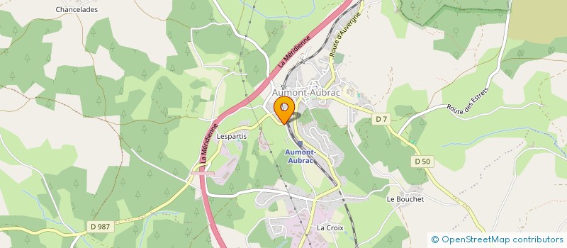 localisation de l'entreprise AU LUTIN DE LA FORET à PEYRE EN AUBRAC