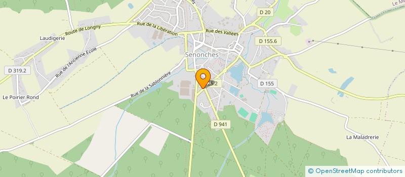 localisation de l'entreprise AU LUTIN PERCHE à SENONCHES
