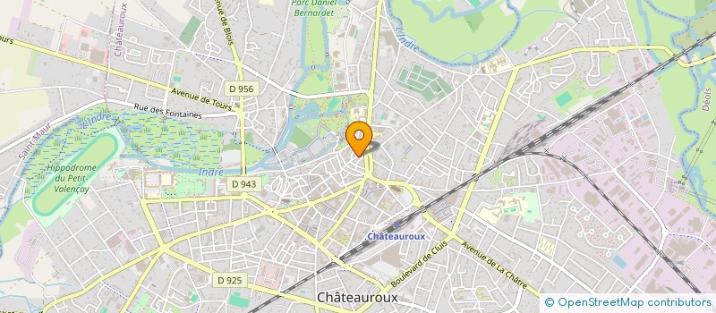 localisation de l'entreprise AU LYS BLANC à CHATEAUROUX