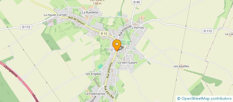 localisation de l'entreprise AU LYSIANTHUS  VIGNACOURT