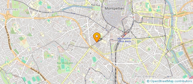 localisation de l'entreprise AU MAITRE BOULANGER PATISSIER à MONTPELLIER