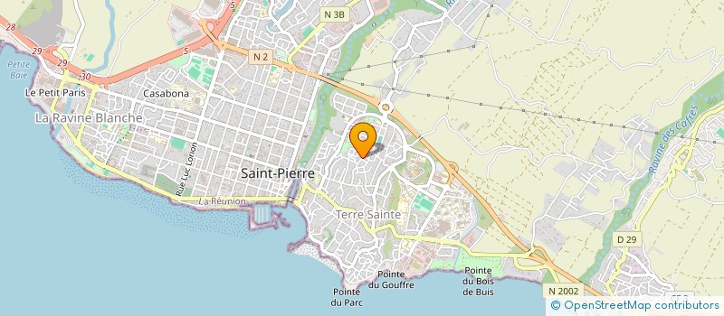 localisation de l'entreprise AU'MAKEUP à SAINT-PIERRE