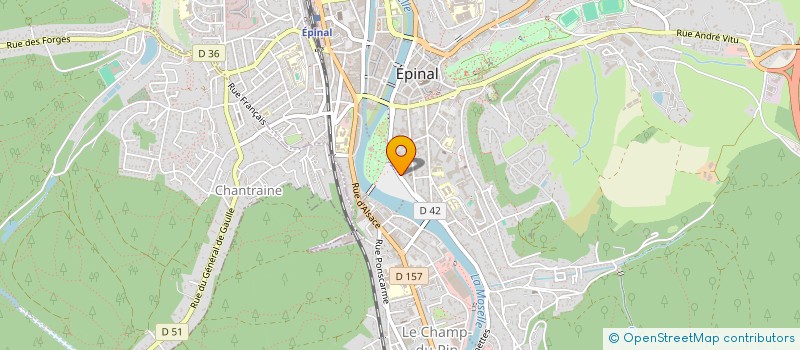 localisation de l'entreprise AU MANOIR DES DUCS à EPINAL