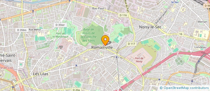 localisation de l'entreprise AU MARAHJA DU STADE à ROMAINVILLE