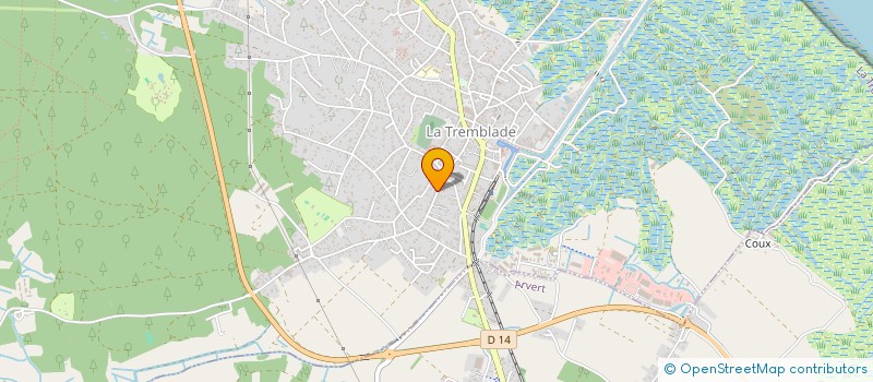 localisation de l'entreprise AU MARAIS  LA TREMBLADE