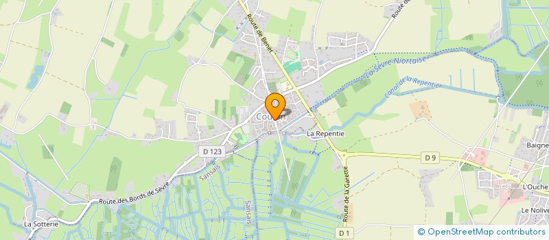 localisation de l'entreprise AU MARAIS GIVRE  COULON