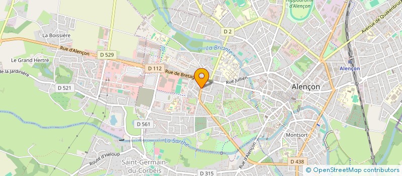 localisation de l'entreprise AU MARCHE D'ALENCON  ALENCON