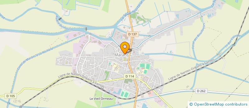 localisation de l'entreprise AU MARCHE D'ANTAN à MARANS