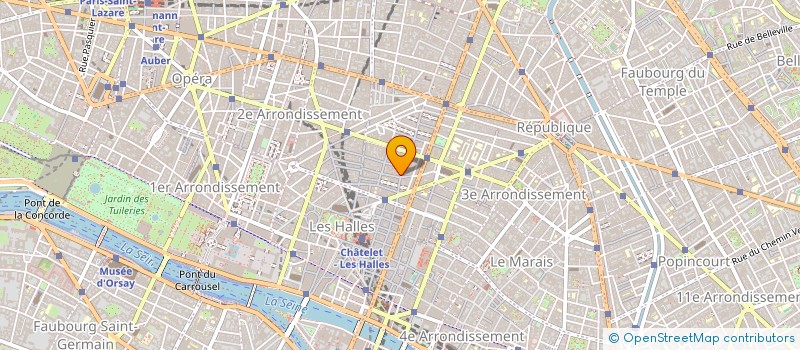 localisation de l'entreprise AU MARCHE D EDEN à PARIS