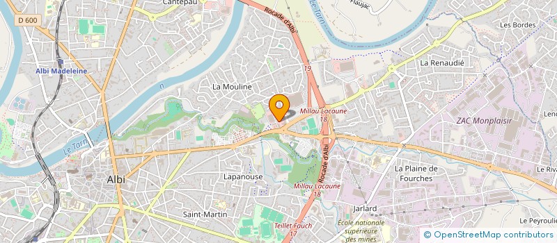 localisation de l'entreprise AU MARCHE D'ORIENT à ALBI