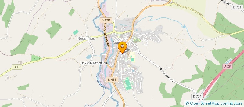 localisation de l'entreprise AU MARCHE DE GACE à GACE
