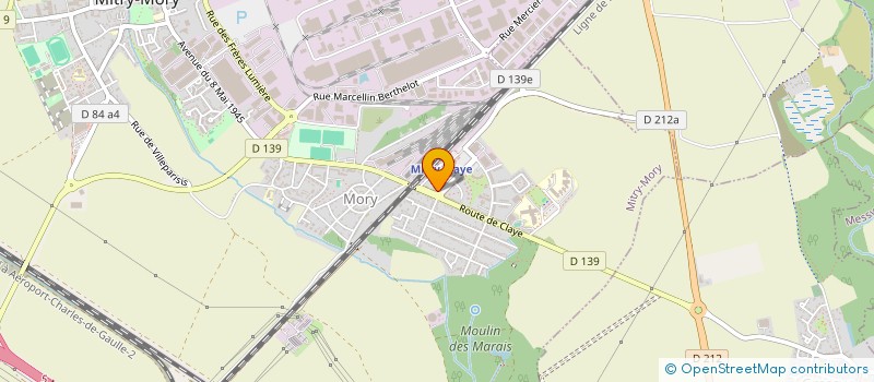 localisation de l'entreprise AU MARCHE DE MITRY MORY  MITRY-MORY