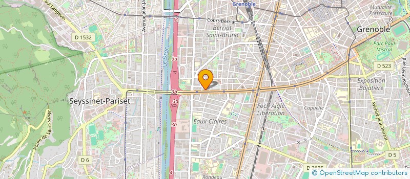 localisation de l'entreprise AU MARCHE DE PROVENCE à GRENOBLE