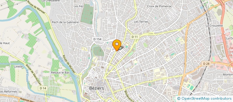 localisation de l'entreprise AU MARCHE DE PROVENCE à BEZIERS