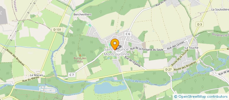 localisation de l'entreprise AU MARCHE DE SAINT MAURICE à SAINT-MAURICE-MONTCOURONNE