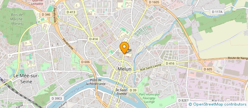 localisation de l'entreprise AU MARCHE DE VAUX LE PENIL à VAUX-LE-PENIL