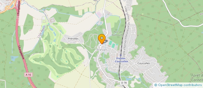 localisation de l'entreprise AU MARCHE DE VILLERS  PRESLES