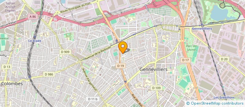 localisation de l'entreprise AU MARCHE EXOTIQUE à GENNEVILLIERS