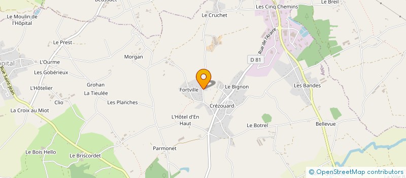 localisation de l'entreprise AU MARCHE FLEURI  QUESSOY