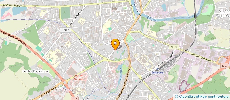 localisation de l'entreprise AU MARCHE PORTUGAIS à SOISSONS