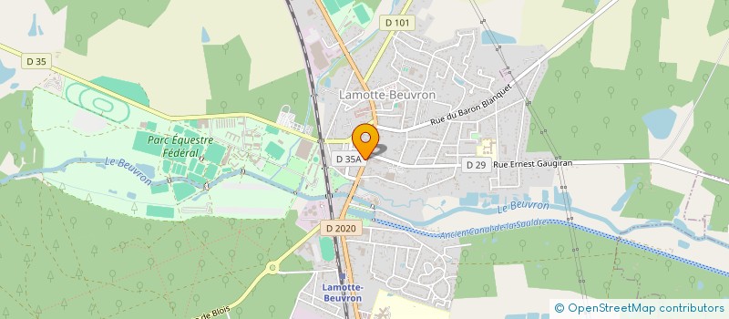 localisation de l'entreprise AU MARCHE SOLOGNOT à LAMOTTE-BEUVRON