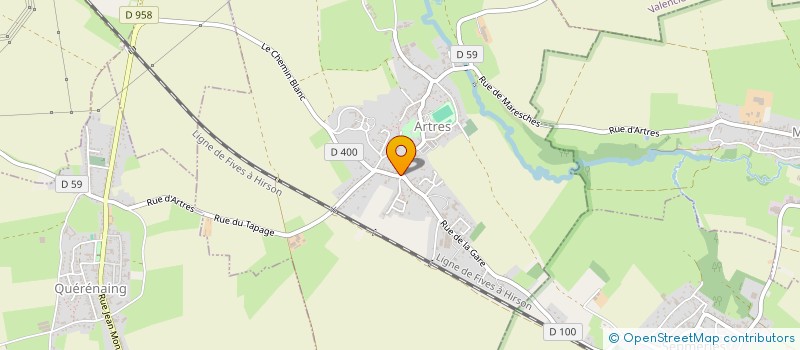 localisation de l'entreprise AU MARRONNIER  ARTRES