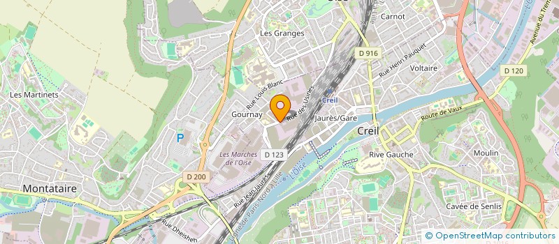 localisation de l'entreprise AU MAX AFFAIRES  CREIL