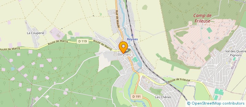 localisation de l'entreprise AU MAX DES SAVEURS  BEYNES