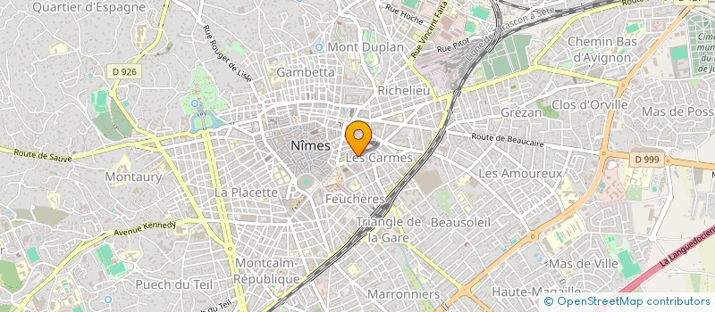 localisation de l'entreprise AU MAZET SDF à NIMES