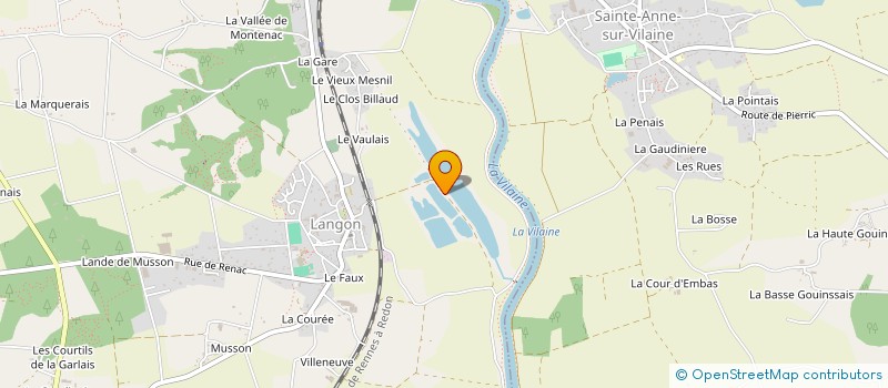 localisation de l'entreprise AU MENU FRETIN à LANGON