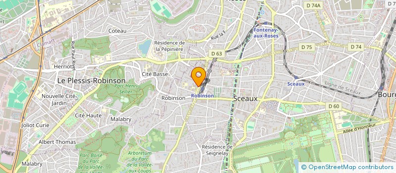 localisation de l'entreprise AU METRO à SCEAUX