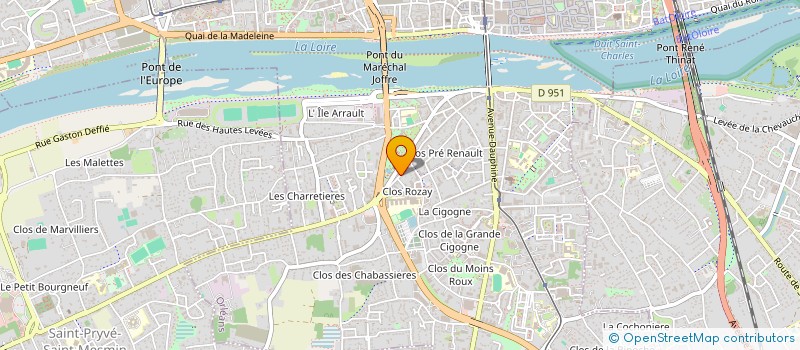 localisation de l'entreprise AU MILIEU DES PAS à ORLEANS