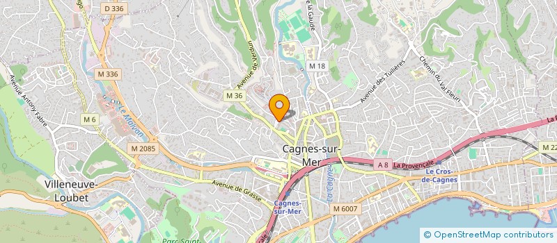 localisation de l'entreprise AU MILLIMETRE à CAGNES-SUR-MER