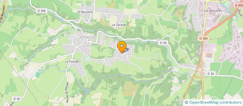 localisation de l'entreprise AU MILLIMETRE PRES à ORLIENAS
